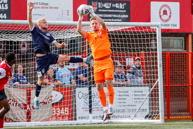 Action from Eastbourne Borough's win over Dover in National League South