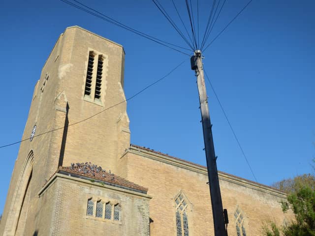 St Leonards' Parish Church site.
