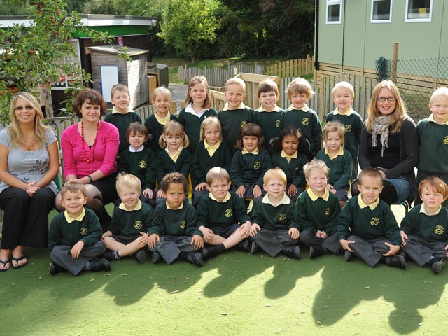 New reception pupils at Lindfield Primary Academy in 2010