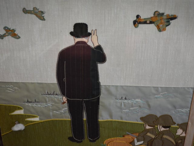 The Hastings Embroidery is on display at the town hall Thursdays-Mondays 10-4 until Sunday, Nov 1.