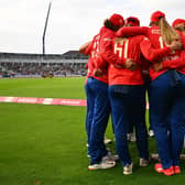 The England Women's T20 team, who will play at Hove in 2024 (Photo by Dan Mullan/Getty Images)