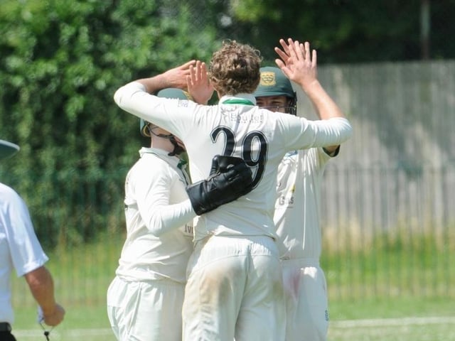Three Bridges went joint top of the Sussex Cricket League Premier Division after a four-wicket win against bottom side Worthing. Photographer Stephen Goodger was on hand to catch the action