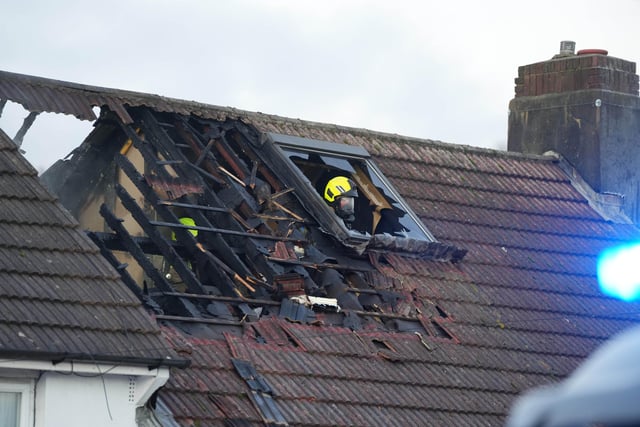 ESFRS said they were called at 3.03pm on Tuesday, November 14, to reports of a fire in a roof at a house on Hawkhurst Road, Brighton