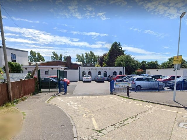 At Goring-by-Sea CofE (Aided) Primary School, 85% of parents who made it their first choice were offered a place for their child. A total of 10 applicants had the school as their first choice but did not get in.