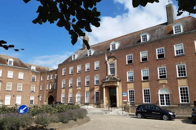 County Hall Chichester. Image: LDRS