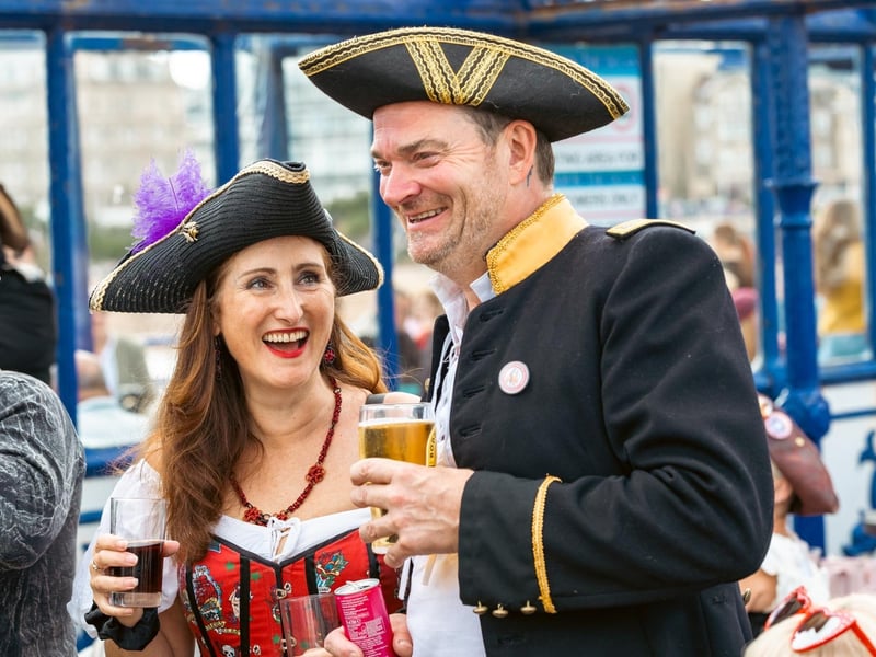 Residents were encouraged to dress up as pirates