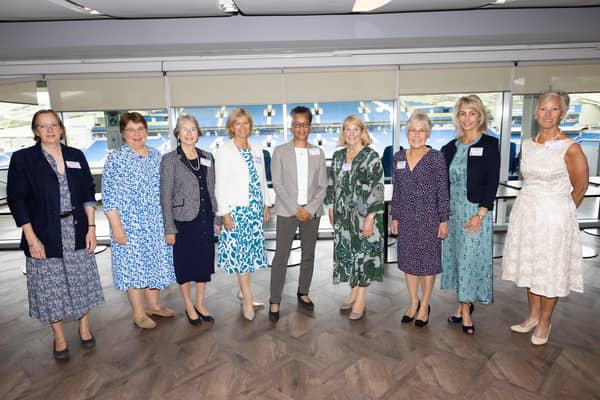Hope Powell CBE, Quenelda Avery with the East Sussex Women of the Year team.