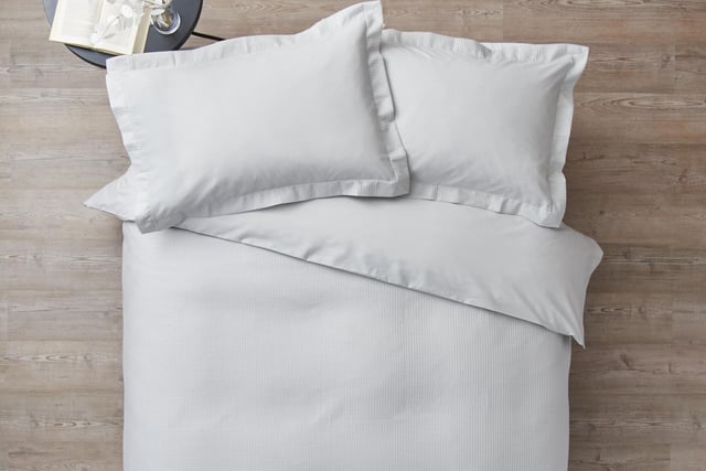 The Wilko white waffle double duvet set was £19.50 and is now £15