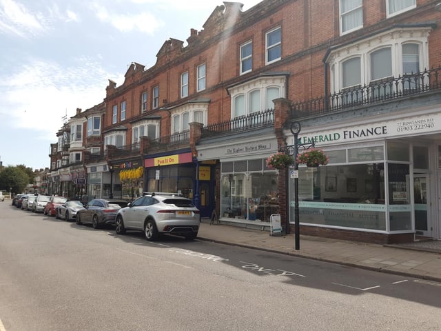 The west end of Montague Street and Rowlands Road make up the thriving hub of independent businesses known as Worthing's West End. Picture: Katherine HM