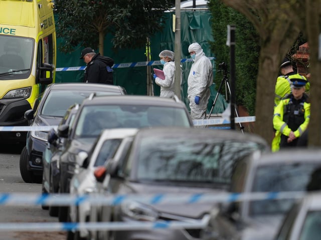 A heavy police presence has been seen in Cumberland Road, Brighton, on Saturday, December 23