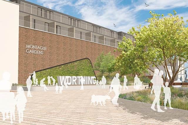 Artist's impression of Montague Gardens' final look. Photo: WBC