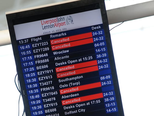 Departures from Liverpool John Lennon Airport were 15 minutes behind schedule on average in 2022, according to analysis of CAA data by the PA news agency