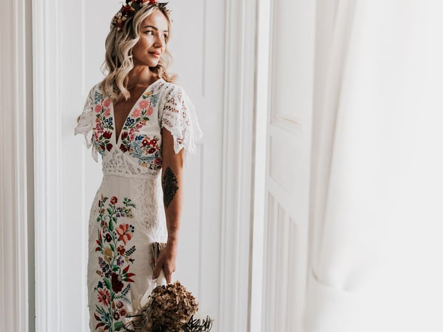 Boho bridal looks