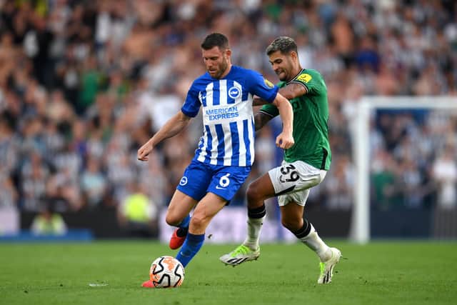 James Milner came on as a second-half substitute against Newcastle – a 3-1 win, as Albion responded superbly to the defeat against West Ham. (Photo by Alex Broadway/Getty Images)
