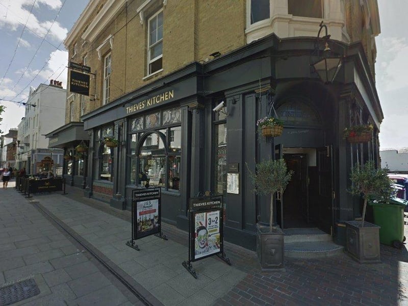 Thieves Kitchen, Warwick Street, Worthing. Photo: Google Street View