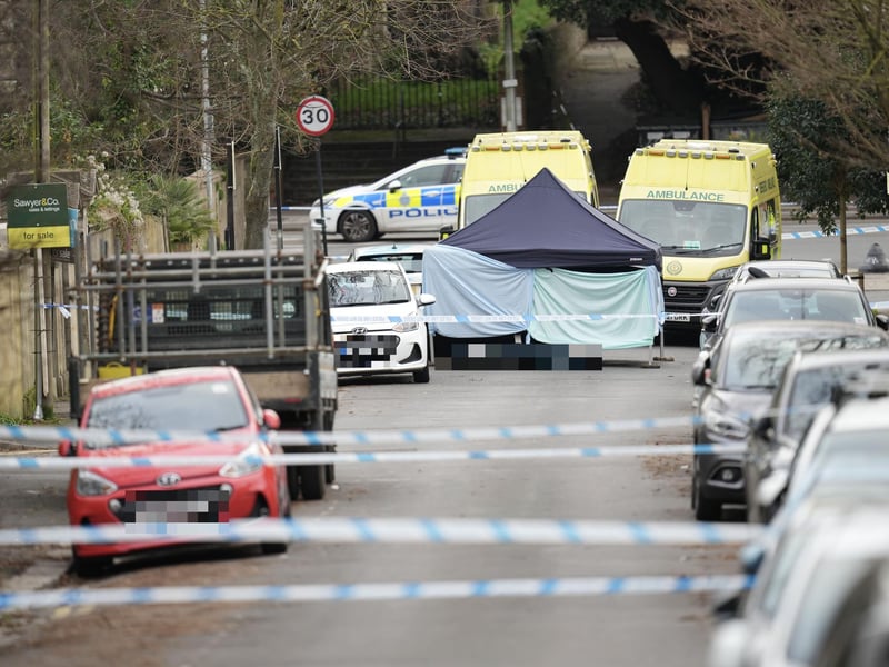 A heavy police presence has been seen in Cumberland Road, Brighton, on Saturday, December 23
