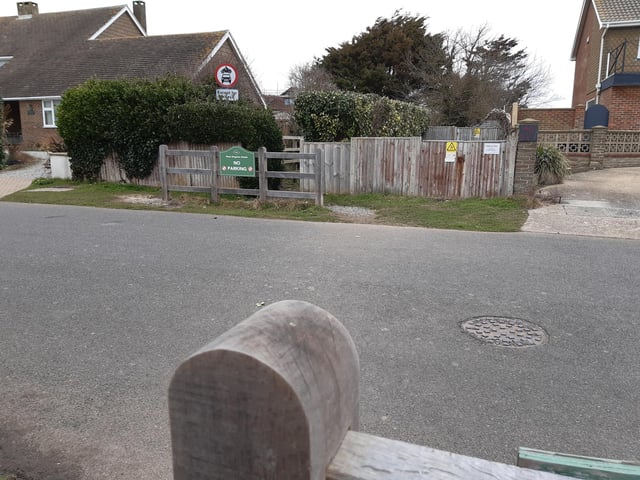 Cross over the road to join another footpath on the other side