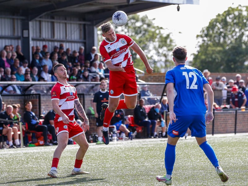 Action from Eastbourne Borough v Truro City in the National League South