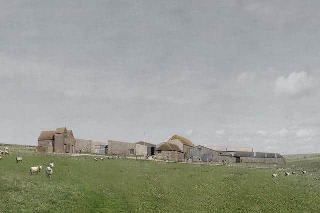 Plans for a new culture, arts and education hub at a former dairy farm in Eastbourne have been approved. Photo: SDNPA