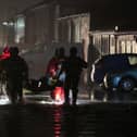 West Sussex Fire & Rescue Service said on X at 1am that crews were supporting rescue operations in Littlehampton near Ferry Road and Rope Walk after the River Arun burst its banks