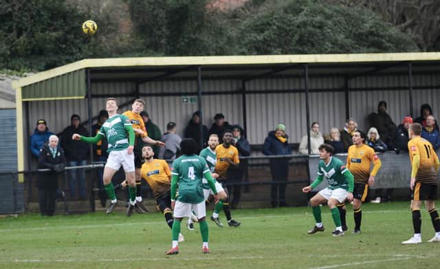 Littlehampton Town take on Ashford United in the Isthmian south east division