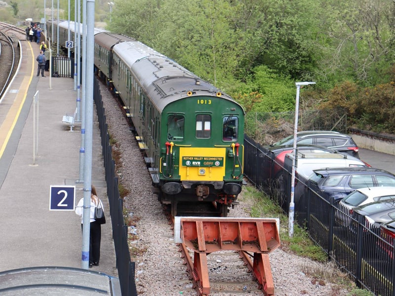 The new station at Robertsbridge Junction officially opens. Photo by Kevin Boorman.