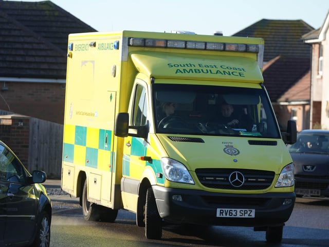 Paramedics joined crews from West Sussex Fire and Rescue Service at a property fire in Glenbarrie Way