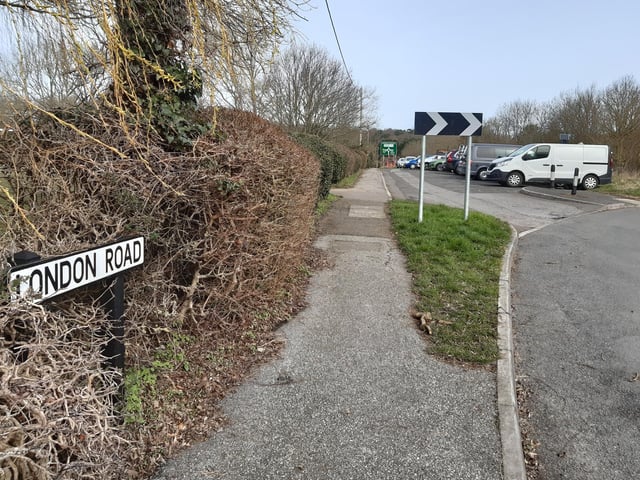 Follow London Road north