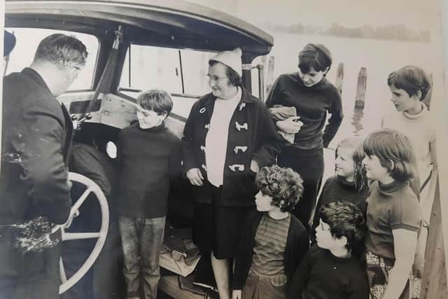Max (young man far left) on the Canadian Pacific at Bosham sailing club 1968