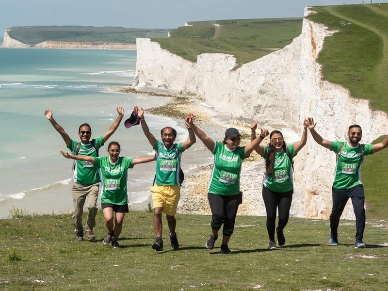 People will be hiking the South Downs Way from Brighton to Eastbourne, to raise money for Macmillan Cancer Support.