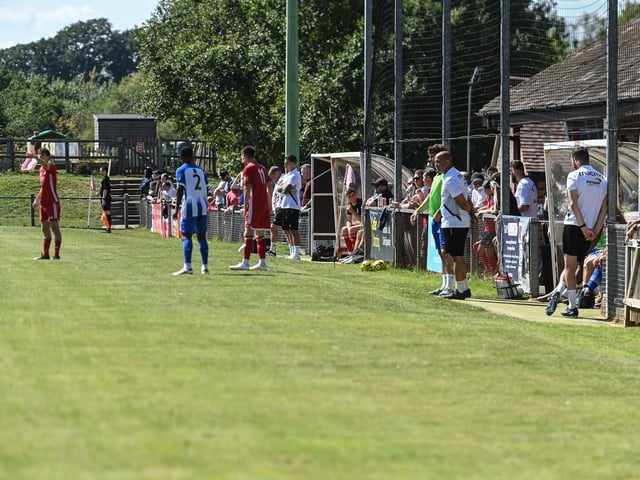Action photos of Isthmian League Hassocks FC Vs Herne Bay FC : Hassocks FC v Herne Bay FC, Isthmian south east division