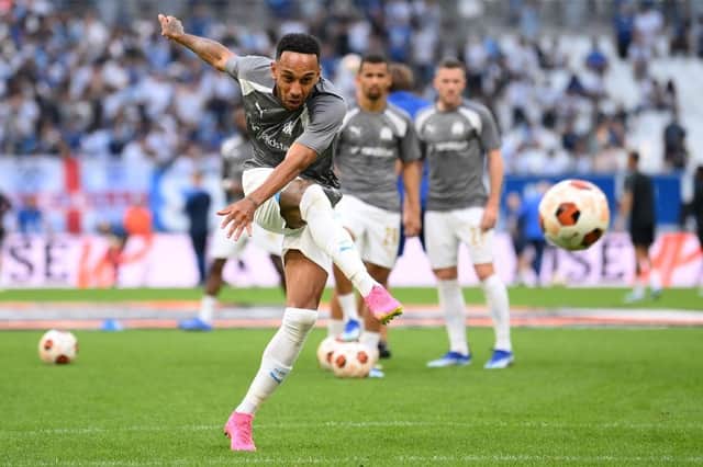 Pierre-Emerick Aubameyang of Marseille is the one to watch for Brighton