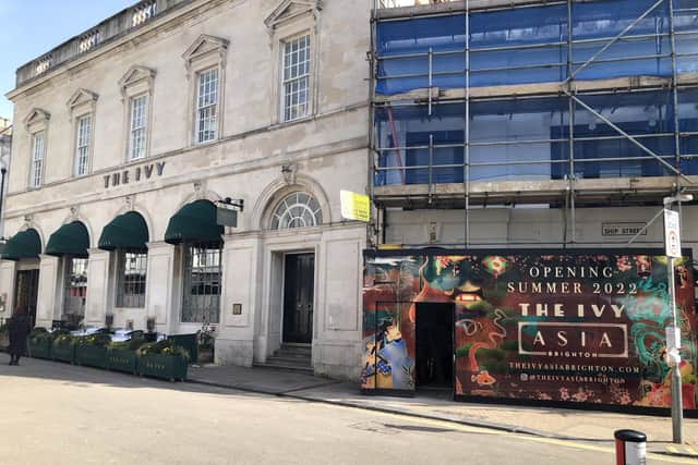 The Ivy Asia, Brighton, will open on July 12 next to the city's other The Ivy restaurant