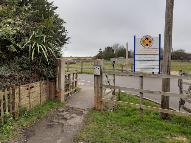 Head to the end of the road, where you will see the entrance to Ferring Country Centre