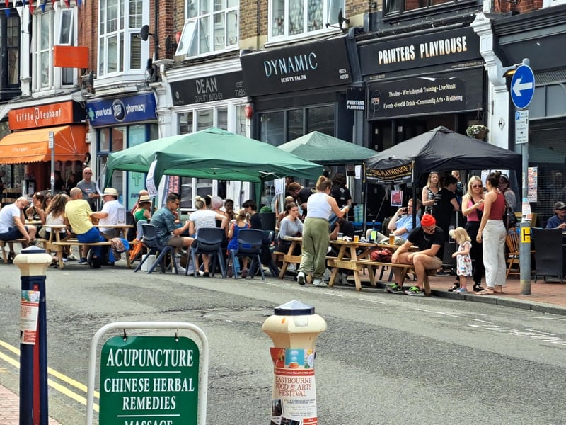 Hundreds of residents gathered in Eastbourne yesterday (Saturday, July 8) to enjoy the town’s second ever Food and Arts Festival. Picture: Sam Pole