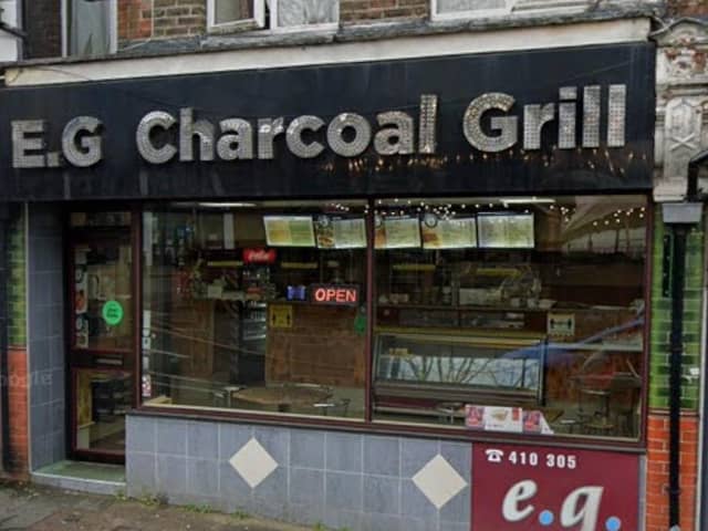 E G Charcoal Grill in Railway Approach, East Grinstead, is up for two awards – ‘Best Delivery’ and ‘Best Takeaway – South of England’ – at the British Kebab Awards. Pictures courtesy of Google