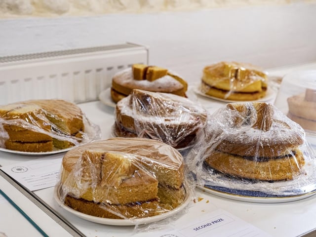 The Victoria sandwich class at East Preston and Kingston Horticultural Society flower show