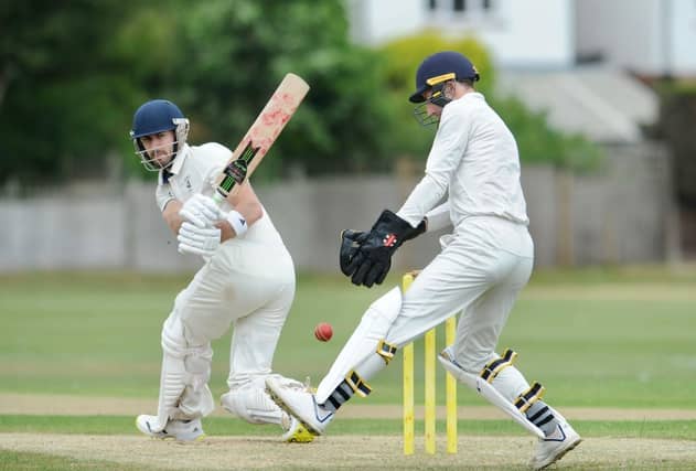 Action between Littlehampton CC and Slinfold CC in Division 3 West of the Sussex Cricket League