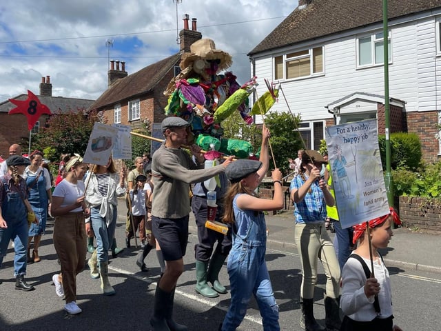 Natural World themed children's parade. St Andrew's