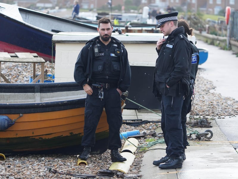 Dozens of emergency service personnel have joined a large-scale search and rescue operation off the coast in Selsey.