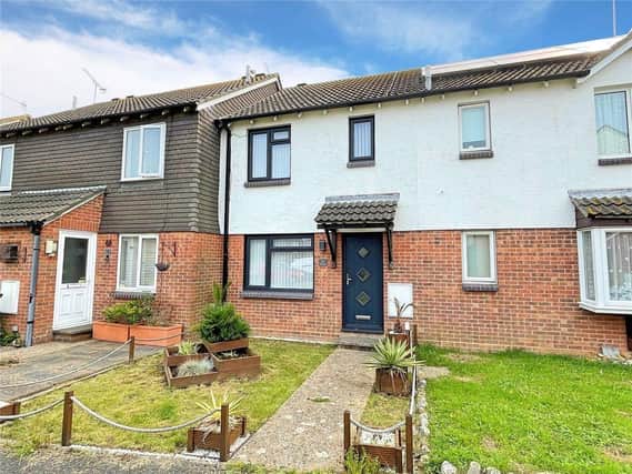 This three-bedroom terraced house with substantial garden is on the market with Michael Jones Estate Agents priced at £340,000