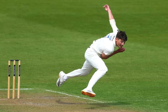 Henry Crocombe was among the wickets in the draw with Somerset (Photo by Clive Rose/Getty Images)