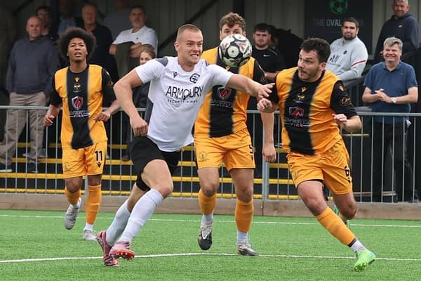 Eastbourne United in home action earlier in the season, versus East Grinstead | Picture by Lee Nolan