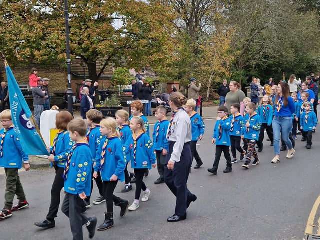 Storrington Remembrance Parade on Sunday, November 10, 2024