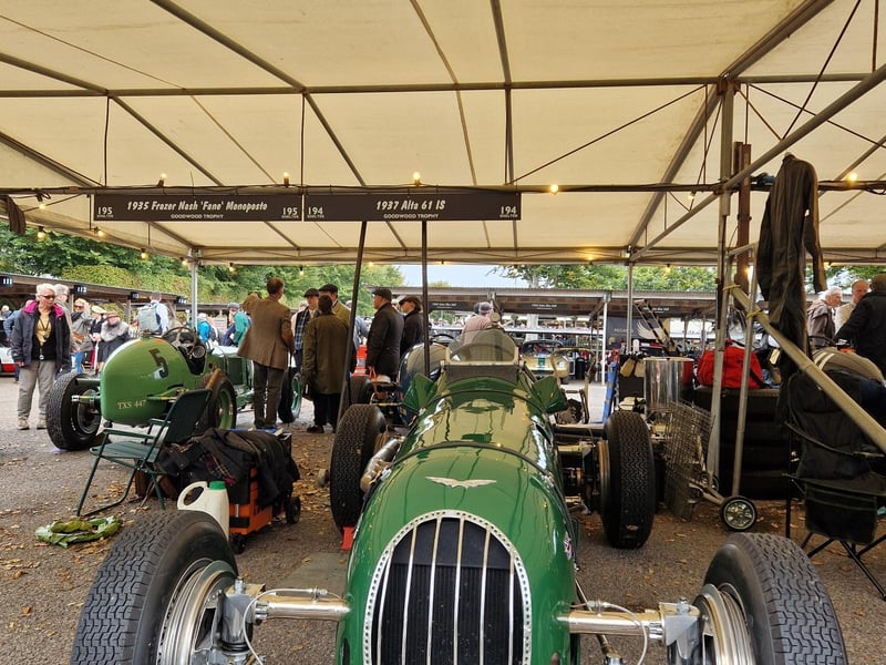 Images from Sunday at Goodwood Revival 2025