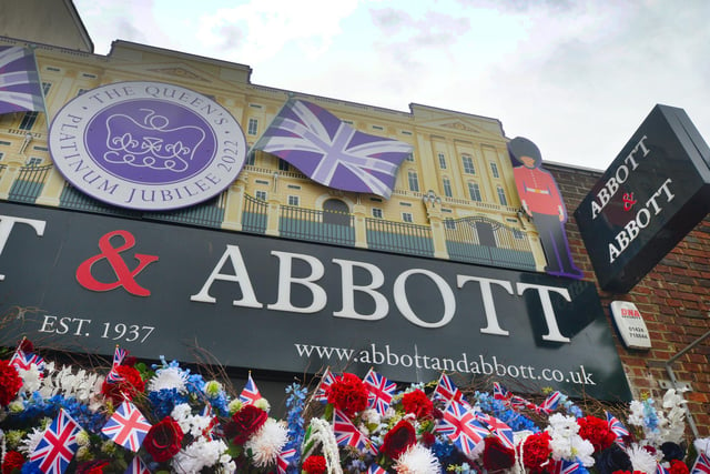 Abbott & Abbott's Jubilee shop front in Bexhill