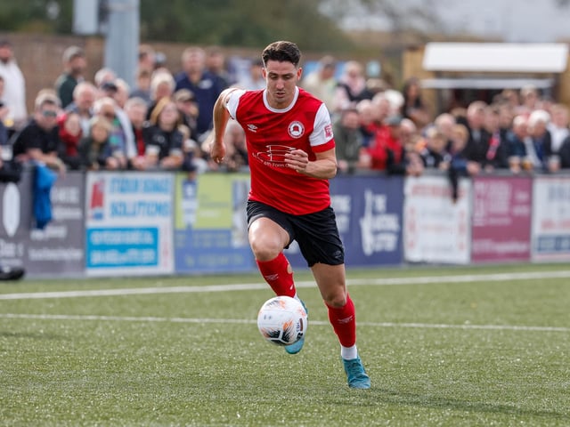 Action from Eastbourne Borough's National League South clash with Braintree at Priory Lane