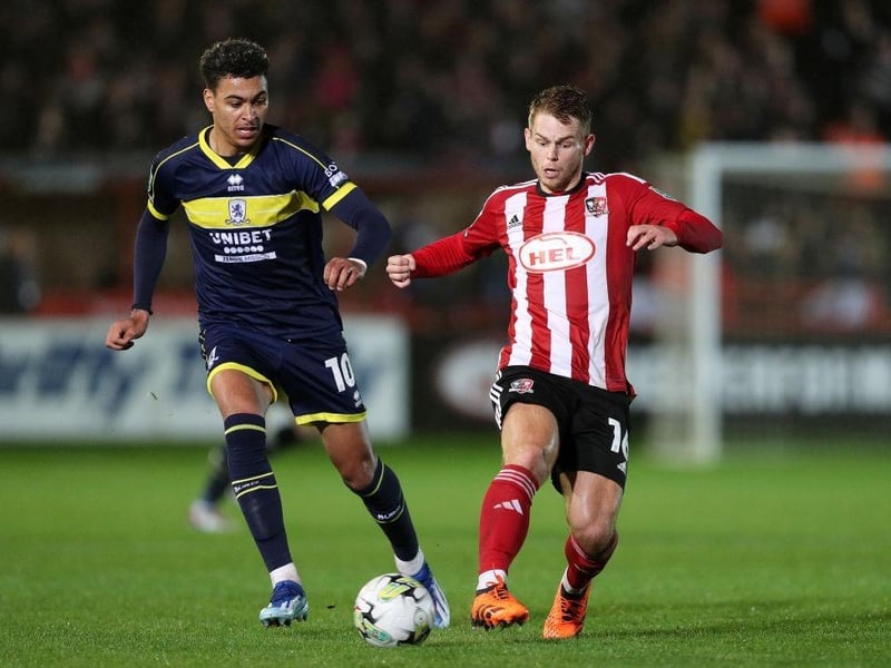 Position: midfielder Last club: Exeter City