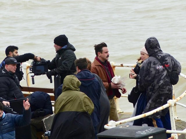 Filming series 2 of The Gold in Hastings by Marie Richardson
