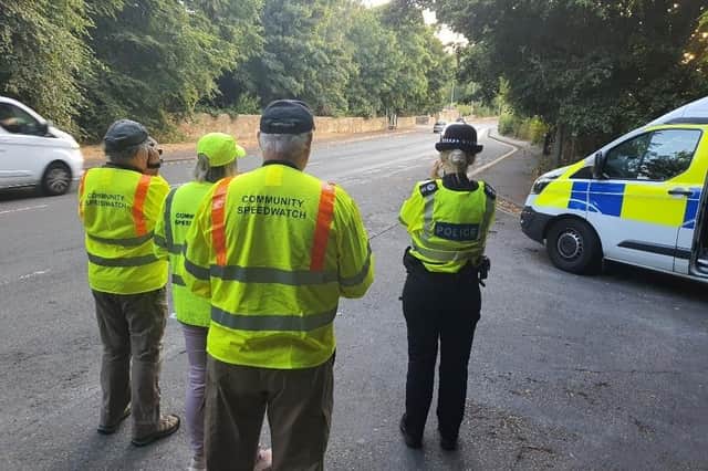 Hasting Police joined a Community Speed Watch group to monitor The Ridge. Police only recorded a ‘few offenders’ during the whole day.